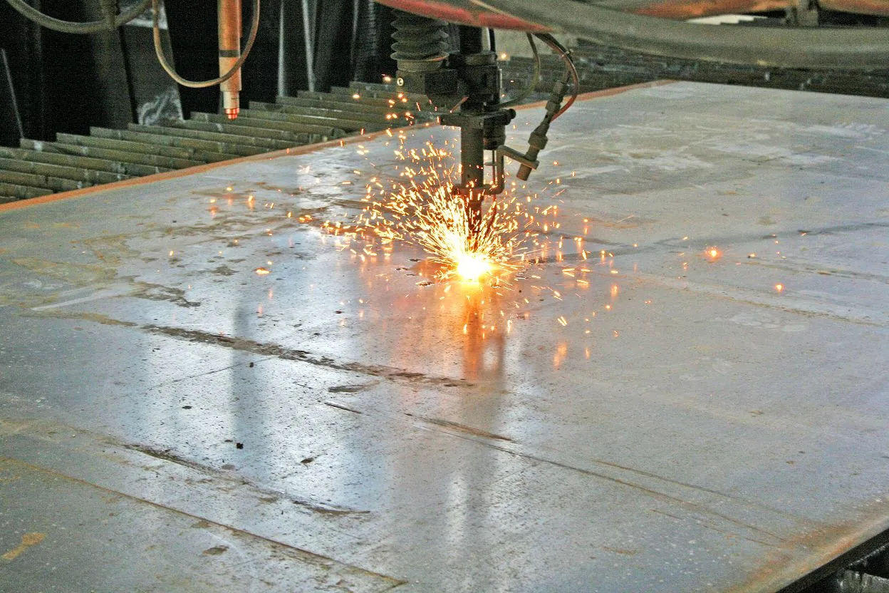 Zinser-Anlage für große Werkstücke